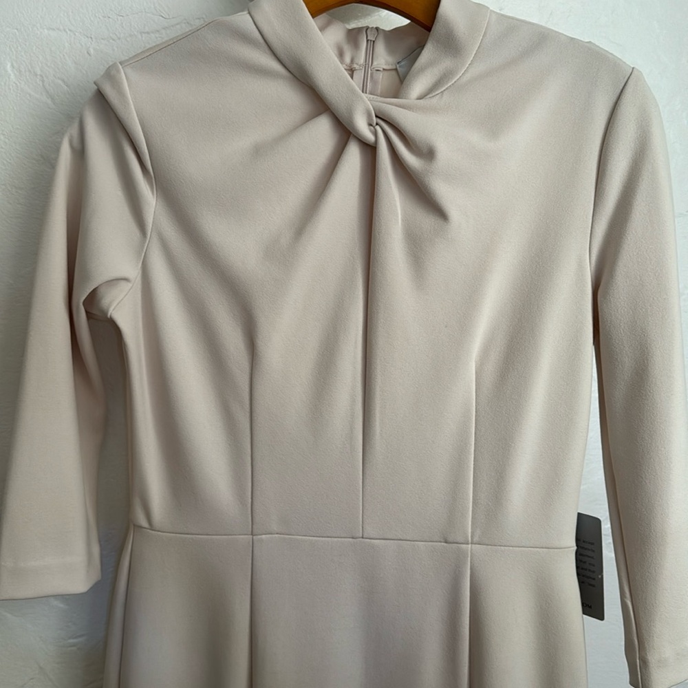 Donna Morgan Cream Pencil Dress